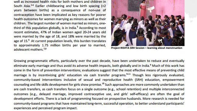 Png Rishta Program Community experiences with Project RISHTA: A youth empowerment program ...